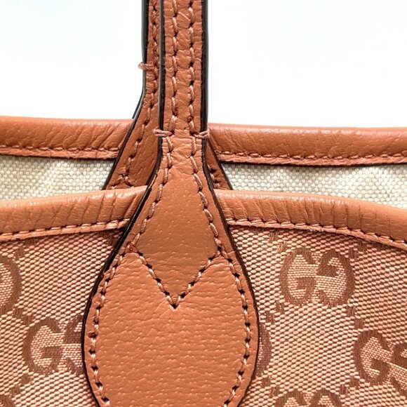 GUCCI 742102 GGCanvas Ophidia GG Small Hand bag Tote Bag - Picture 12 of 16